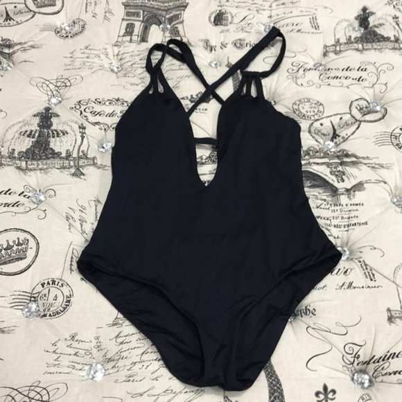 NWOT BECCA COLOR CODE ONE-PIECE SWIMSUIT - Picture 3 of 6